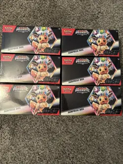 Pokemon TCG Prismatic Surprise Box Set Lot of 6 New Sealed - Image 1