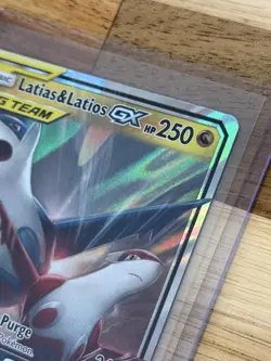Latias & Latios GX (ULTRA RARE) SM Tag Team Up 113/181 Pokemon Sun And Moon - NM - Image 3