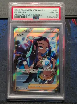 PSA 10 2021 Japanese Pokemon Amazing Volt Tackle Nessa 111/100 - Image 1