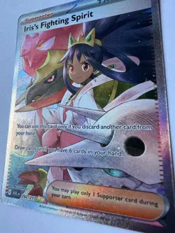 Pokemon Iris's Fighting Spirit 292/217 Me: Ascended Heroes Holo Pack Fresh MINT - Image 2