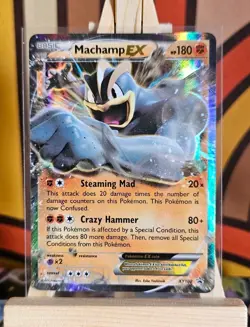 Pokemon TCG Machamp EX XY XY108 Black Star Promo Holo Card - Image 1