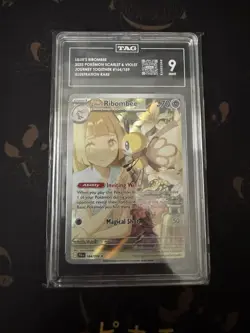 TAG 9 MINT Pokemon Journey Together Lillie’s Ribombee Illustration Rare #164 - Image 1