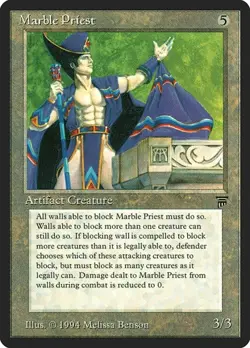 Marble Priest Legends NM MTG - Image 1