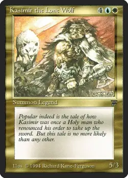Kasimir the Lone Wolf Legends NM MTG - Image 1