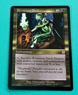 Pernicious Deed - Apocalypse - MTG - Magic the Gathering - LP - Image 1
