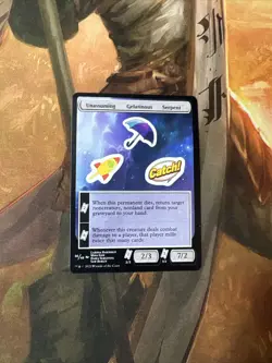 MTG Unfinity Unassuming Gelatinous Serpent #36 Regular Token - Image 1