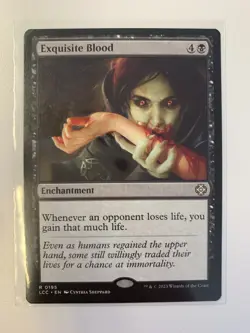 Exquisite Blood (195) - Commander: the Lost Caverns of Ixalan MTG - Image 1