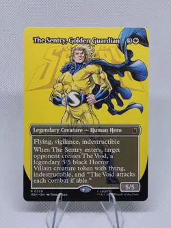The Sentry, Golden Guardian New, Near Mint Borderless Marvel Super Heroes - Image 1