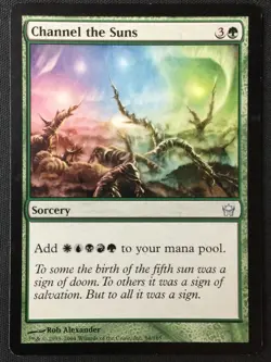 MTG Fifth Dawn #84 Channel the Suns MP - Image 1