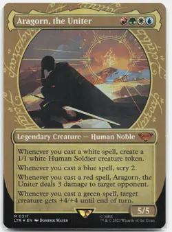 Aragorn, the Uniter (Showcase) M Universes Beyond: The Lord of the Rings: Tales - Image 1