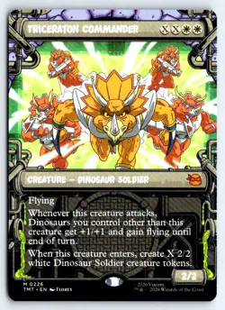 Triceraton Commander (Showcase) 0226 Teenage Mutant Ninja Turtles Magic NM - Image 1