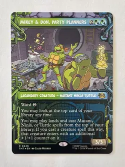 Mikey & Don, Party Planners (Showcase) Teenage Mutant Ninja Turtles Foil - Image 1