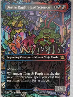 Don & Raph, Hard Science (Borderless) 0205 Teenage Mutant Ninja Turtles NM/M - Image 2