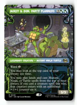 Mikey & Don, Party Planners (Showcase) 246 Rare MTG TMT NM - Image 2