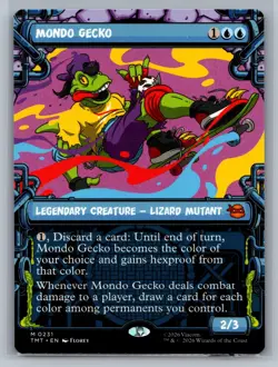 Mondo Gecko (Showcase) Teenage Mutant Ninja Turtles #231 Magic MTG - Image 1
