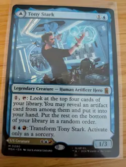 MTG Tony Stark The Invincible Iron Man 0080 Marvel Super Heroes M/NM - Image 1