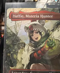 Yuffie, Materia Hunter (Borderless)(Chocobo Track Foil) Commander: Final Fantasy - Image 4