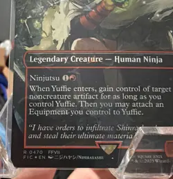 Yuffie, Materia Hunter (Borderless)(Chocobo Track Foil) Commander: Final Fantasy - Image 5
