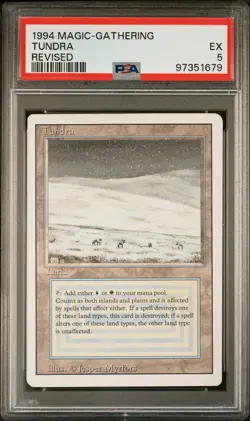 1994 MTG REVISED TUNDRA PSA 5 - Image 1