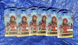 magic the gathering: 6 Aetherdrift Booster Packs - Image 1