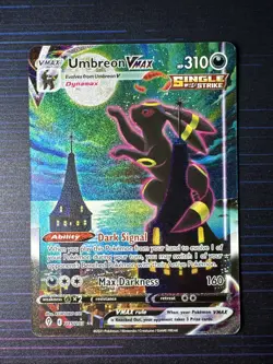 Pokemon TCG Umbreon VMAX Evolving Skies Alt Art Moonbreon NM/Mint 215/203 - Image 1