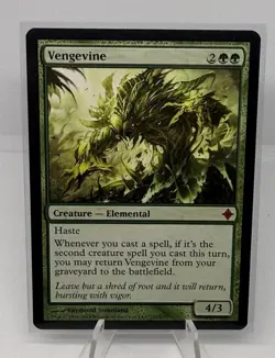 MTG Magic the Gathering Vengevine (212/255) Rise of the Eldrazi - Image 1