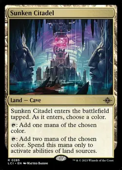1x Sunken Citadel - Foil NM-Mint, English The Lost Caverns of Ixalan MTG Magic - Image 1