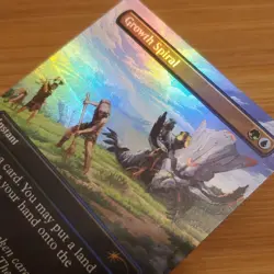 1x Growth Spiral, Foil, Horizon Zero Dawn Secret Lair, Magic MTG NM - Image 2