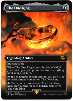 The One Ring (Borderless) | 0451 | LOTR - Image 1