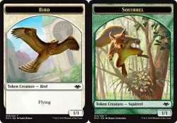 Bird Token (003/021) / Squirrel Token (015/021) - Modern Horizons - Common - Image 1