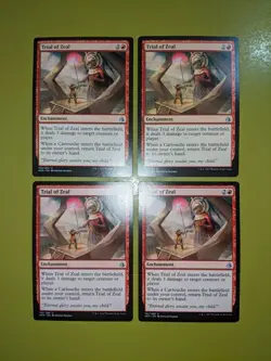 Trial of Zeal x4 Amonkhet 4x Playset Magic the Gathering MTG - Image 1