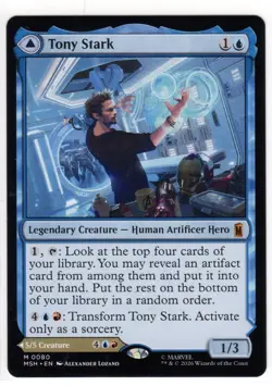 Tony Stark M Marvel Super Heroes 80 NM - Image 1