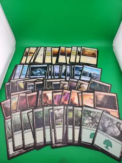 Magic The Gathering 100 Basic Land Bundle - Image 2