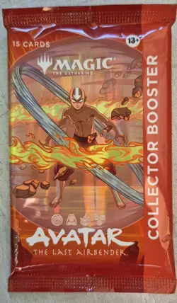Magic The Gathering Avatar The Last Airbender Collector Booster Pack MTG - Image 1
