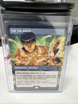 MTG Marvel Super Heroes The Ten Rings Borderless 0313 Foil - Image 1