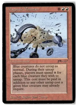 MTG Magnetic Mountain - Arabian Nights Heavily Played English - Image 1