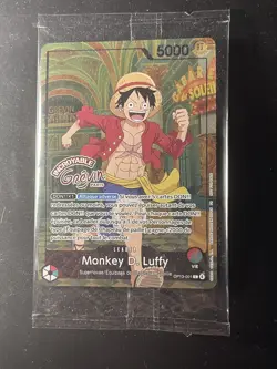 One Piece Card Game – Monkey D. Luffy OP13-001 – Grevin Paris – Edition limitee - Image 1