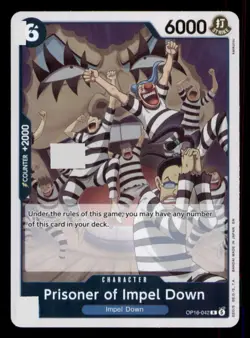 Prisoner of Impel Down OP16-042 The Time of Battle One Piece Foil Near Mint - Image 1