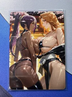 Rangiku & Yoruichi Bleach ACG Goddess Story Doujin Waifu Anime Custom Card - Image 1