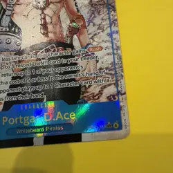 One Piece TCG Portgas D. Ace OP13-119 Alt Art SEC “Carrying On His Will” NM Foil - Image 3