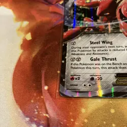 Scizor EX 76/122 - XY BREAKpoint Rare Pokemon TCG Holo - Card LP - Image 3