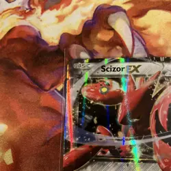 Scizor EX 76/122 - XY BREAKpoint Rare Pokemon TCG Holo - Card LP - Image 4