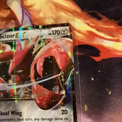 Scizor EX 76/122 - XY BREAKpoint Rare Pokemon TCG Holo - Card LP - Image 5