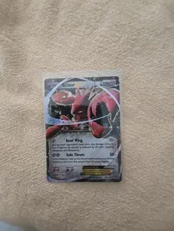 Pokemon Card Scizor EX (76/122) BREAKpoint Rare Holo Foil/Holo - Image 1