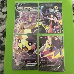 Pokemon SWSH Promo FULL ART Morpeko V-UNION SWSH287 - SWSH290 - NM (DB) Purple - Image 1