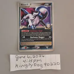 Nintendo Pokemon TCG Absol G LV.X SP Holo Level-Up Supreme Victors 141/147 - Image 2