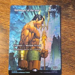 Magic: The Gathering Harbinger of the Seas Rare Foil Full Art Eng 0055 Marvel - Image 1