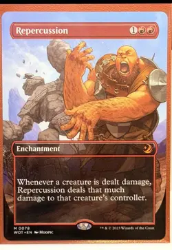 Wizards of the Coast Repercussion 0078 Wilds of Eldraine Regular EN Enchantment - Image 1