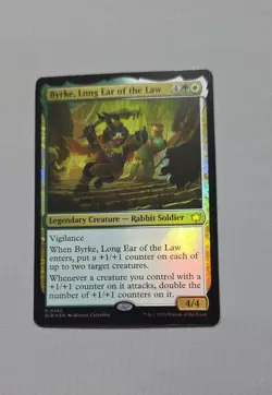 Byrke, Long Ear of the Law Bloomburrow Foil - Image 1
