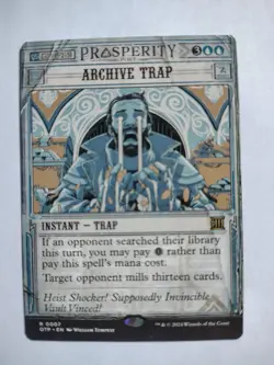 Archive Trap 7 Outlaws of Thunder Junction: Breaking News Magic: The Gathering - Image 1
